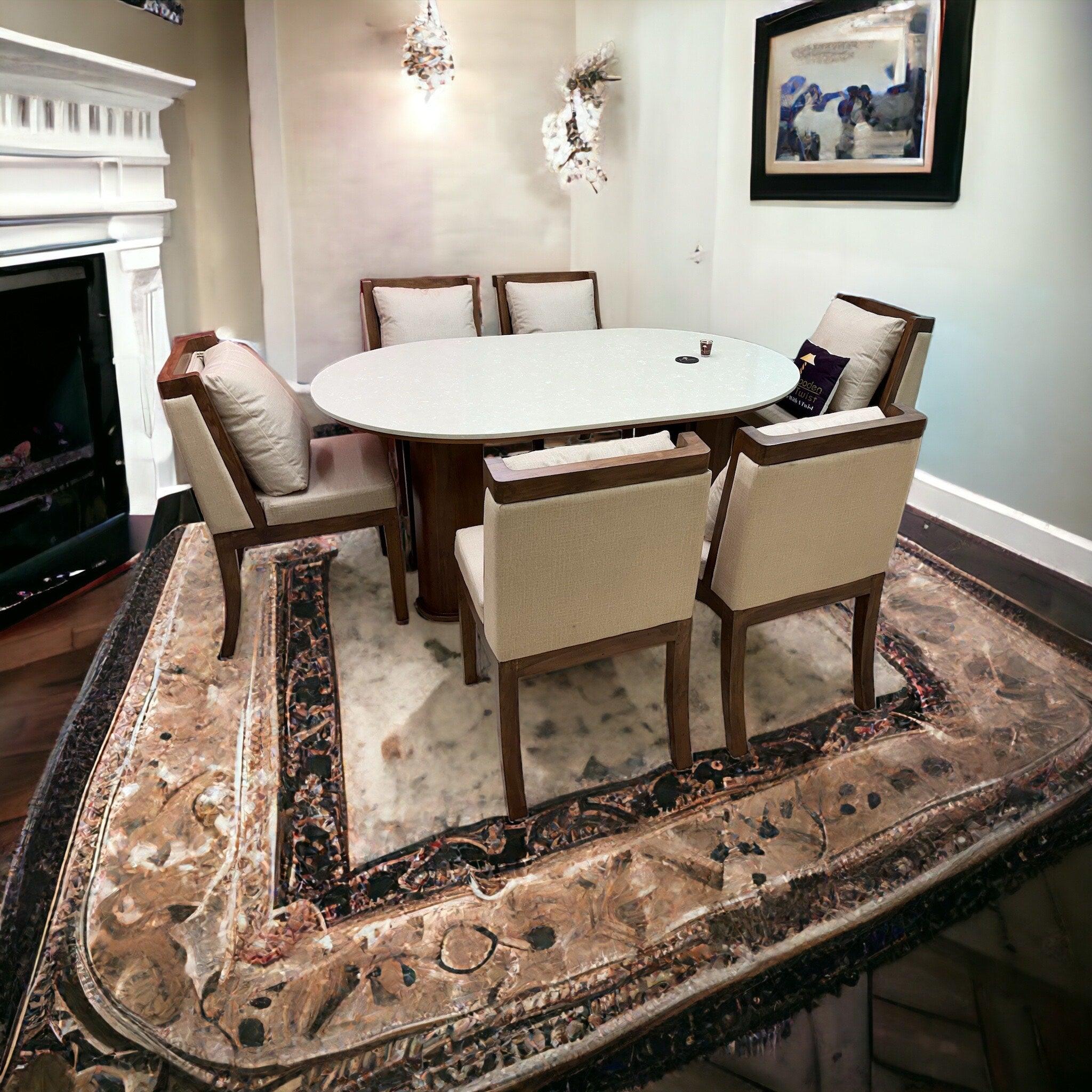 6 Seater Dining Table