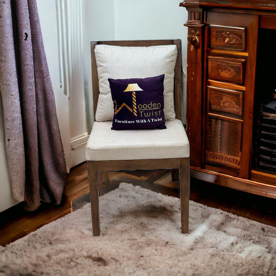 Beige cushions, marble top