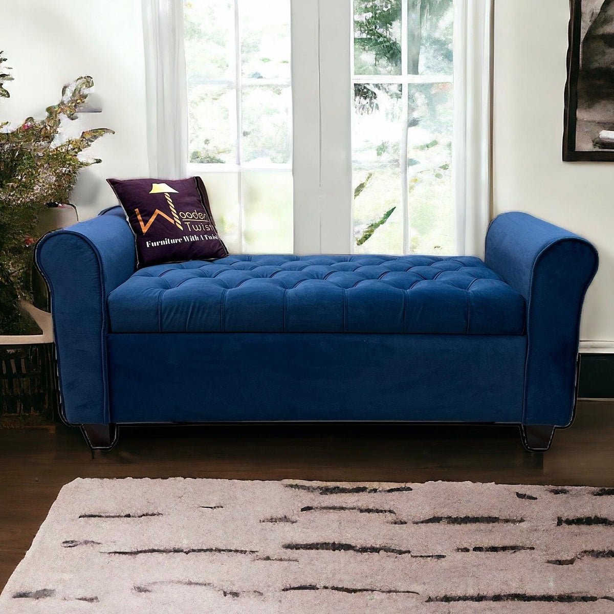 Tufted style with hidden storage
