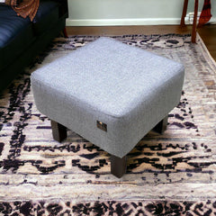 Wooden Twist Ottoman