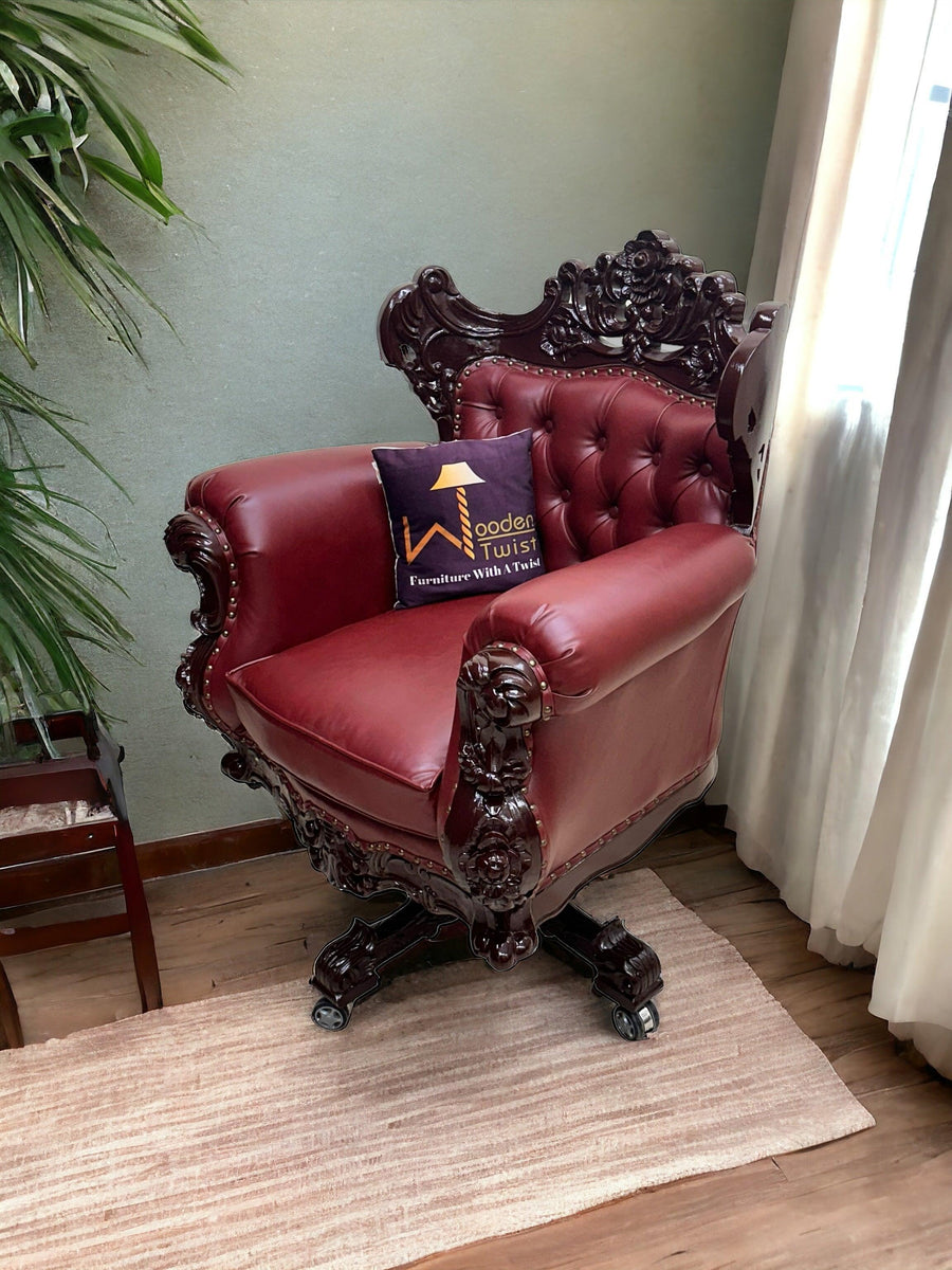 90 x 66 x 124 cm with a 65 cm seat height
