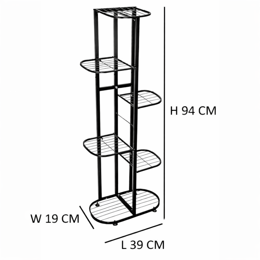 Modern black wrought iron