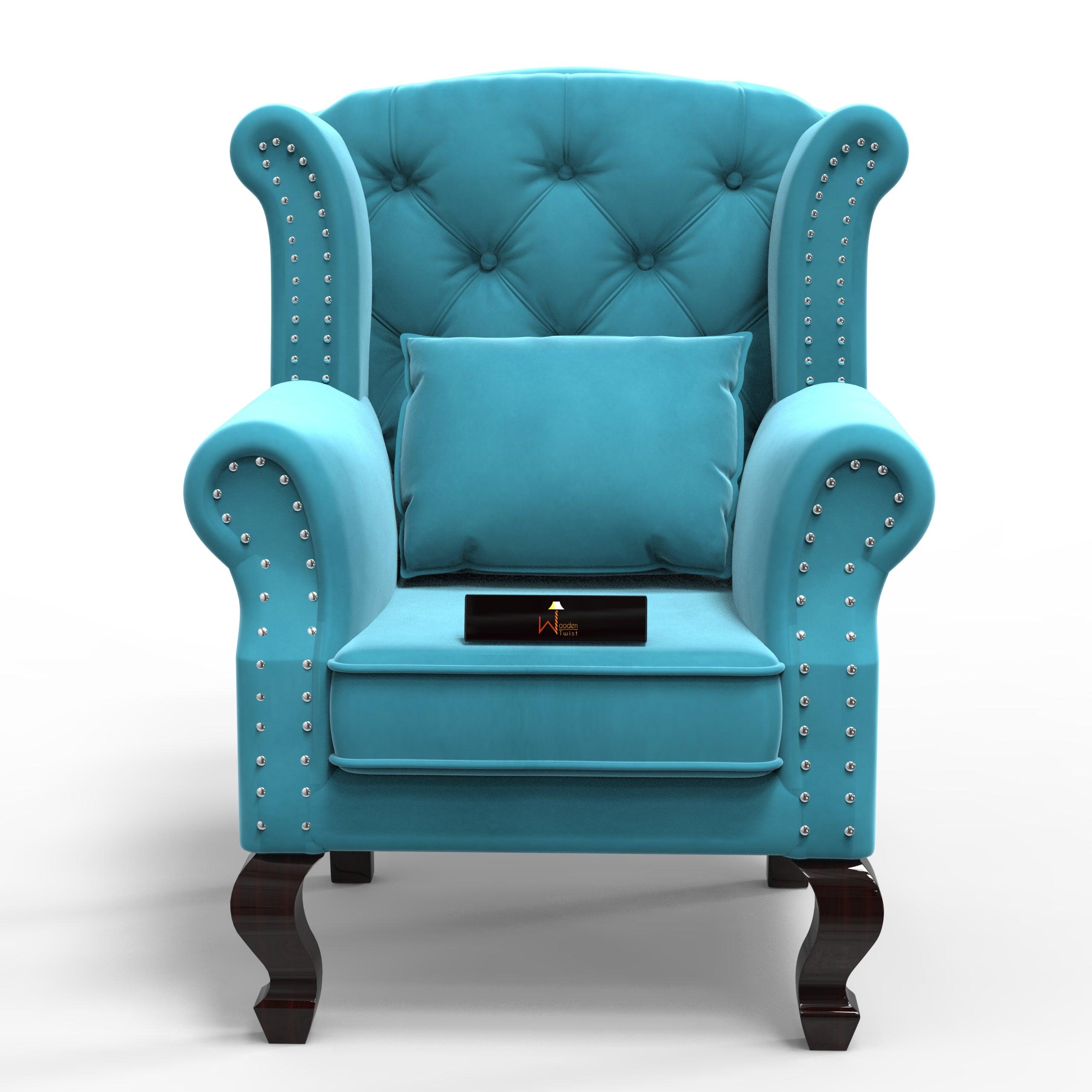 Majestic Wing Chair for Living Room/Home/Offices - WoodenTwist