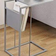 Luxurious Grey Iron Rectangle Side Table - Main Image
