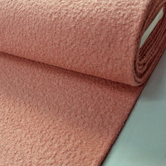 Soft Boucle Fabric In Rose Pink Color - WoodenTwist