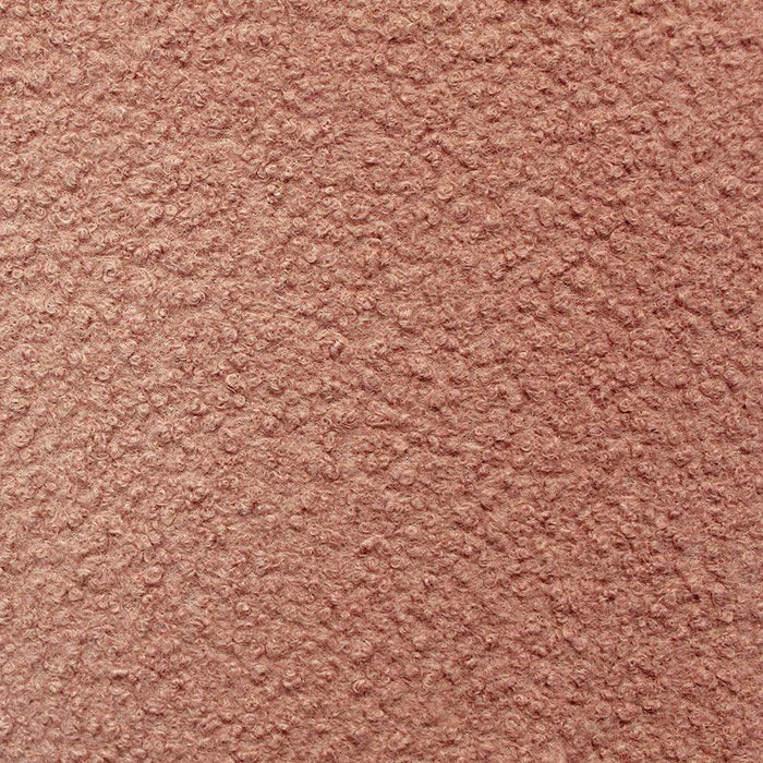 Soft Boucle Fabric In Rose Pink Color - WoodenTwist