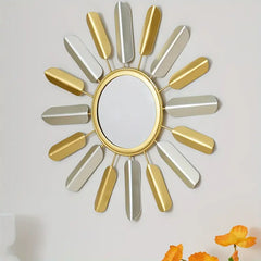 Retro-style sun mirror