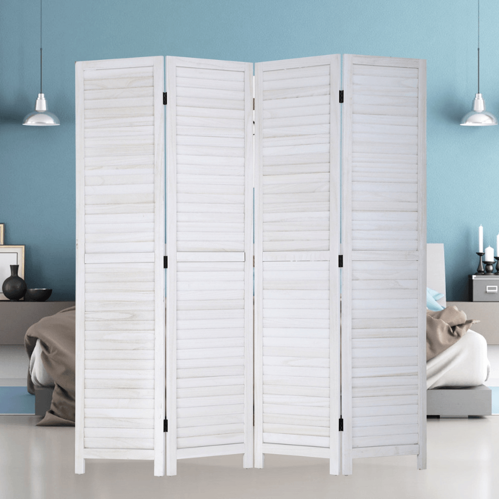 Coastal 4-Panel Room Divider