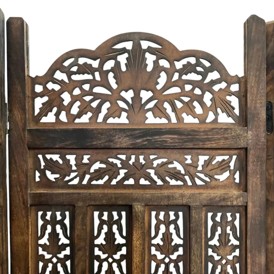 Warm Brown carved detailing