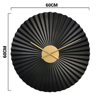 Round Black Clock