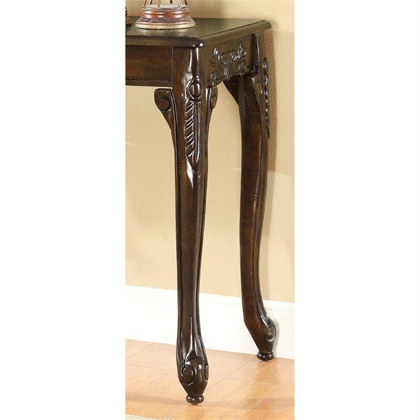 Hand Carved Sheesham Wood Console Table