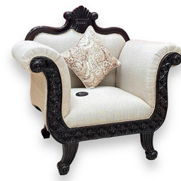 Royal Hand Carved Teak Wood Sofa Set