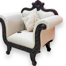 Royal Hand Carved Teak Wood Sofa Set