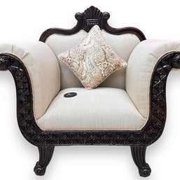 Royal Hand Carved Teak Wood Sofa Set
