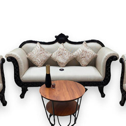 Royal Hand Carved Teak Wood Sofa Set