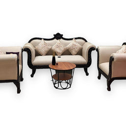 Royal Hand Carved Teak Wood Sofa Set