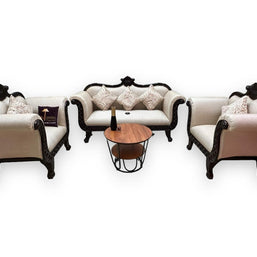 Royal Hand Carved Teak Wood Sofa Set