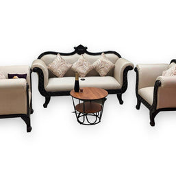 Royal Hand Carved Teak Wood Sofa Set