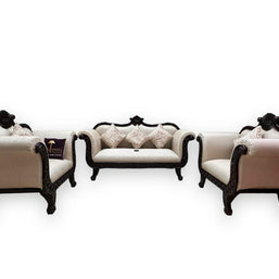 Royal Hand Carved Teak Wood Sofa Set