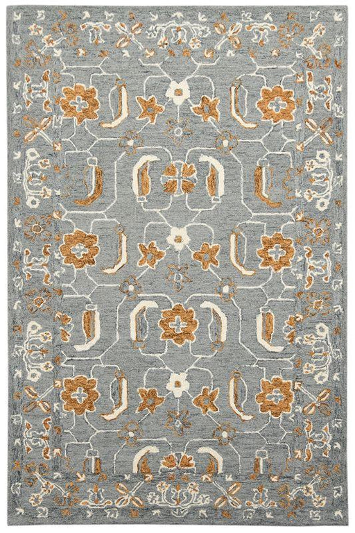 Hand Tufted Romania Orange Color Carpet - WoodenTwist