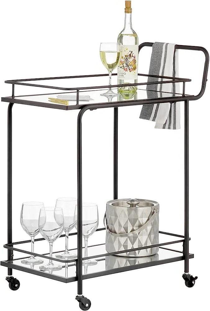 Sturdy Iron Construction Serving Cart