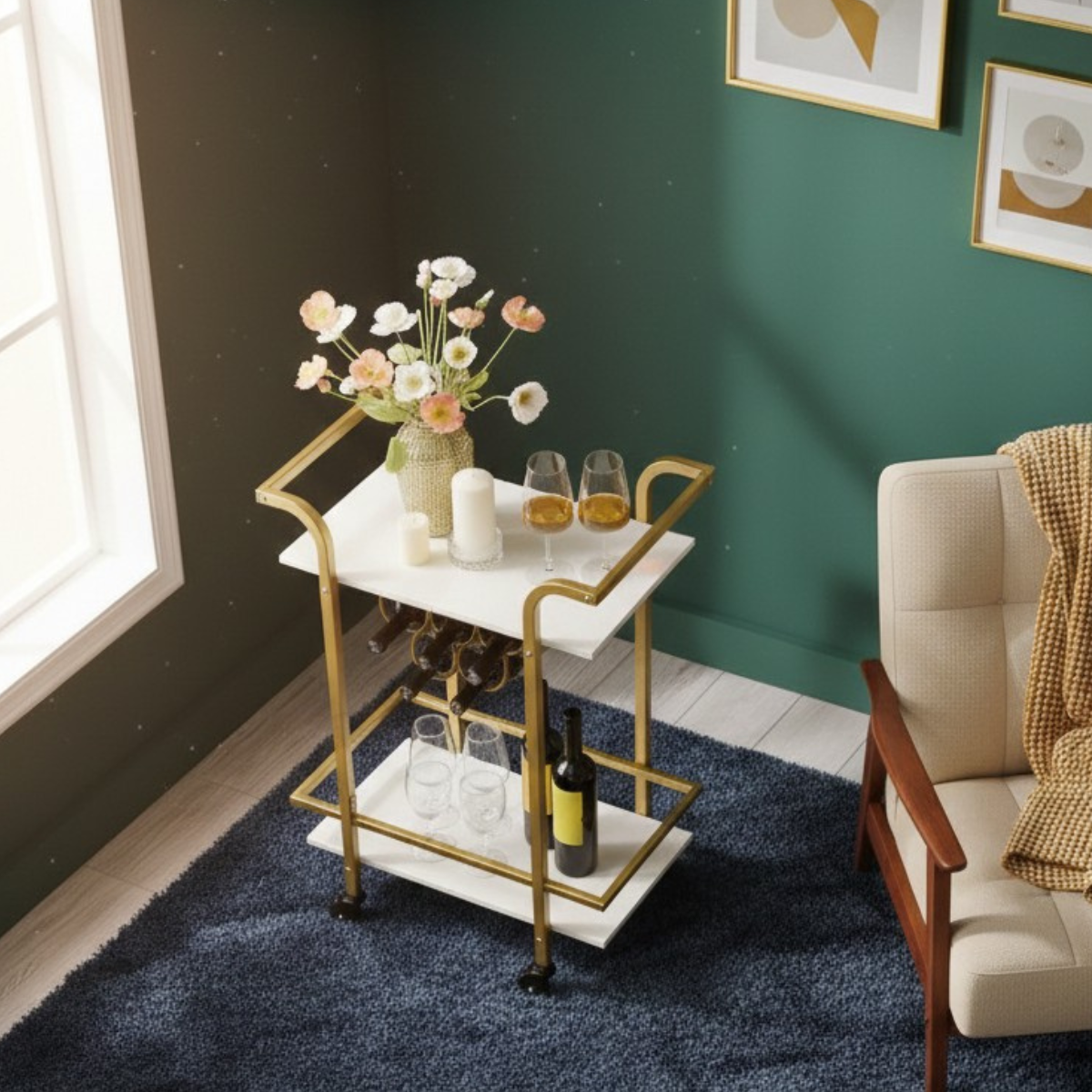 Stylish Serving Cart 