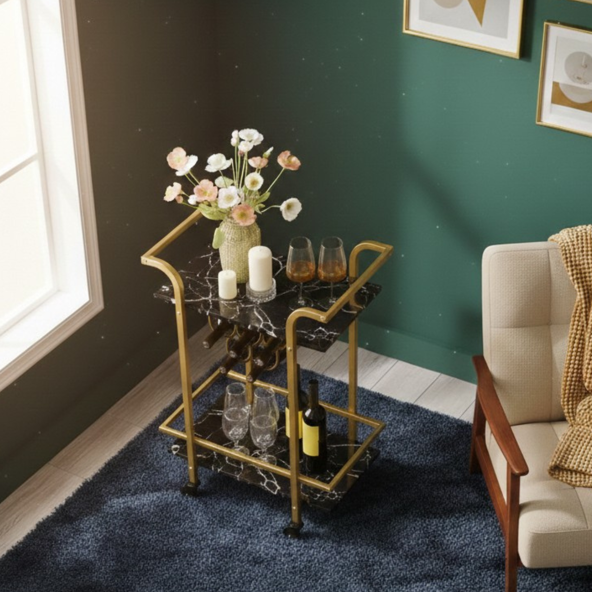 Stylish Serving Cart 