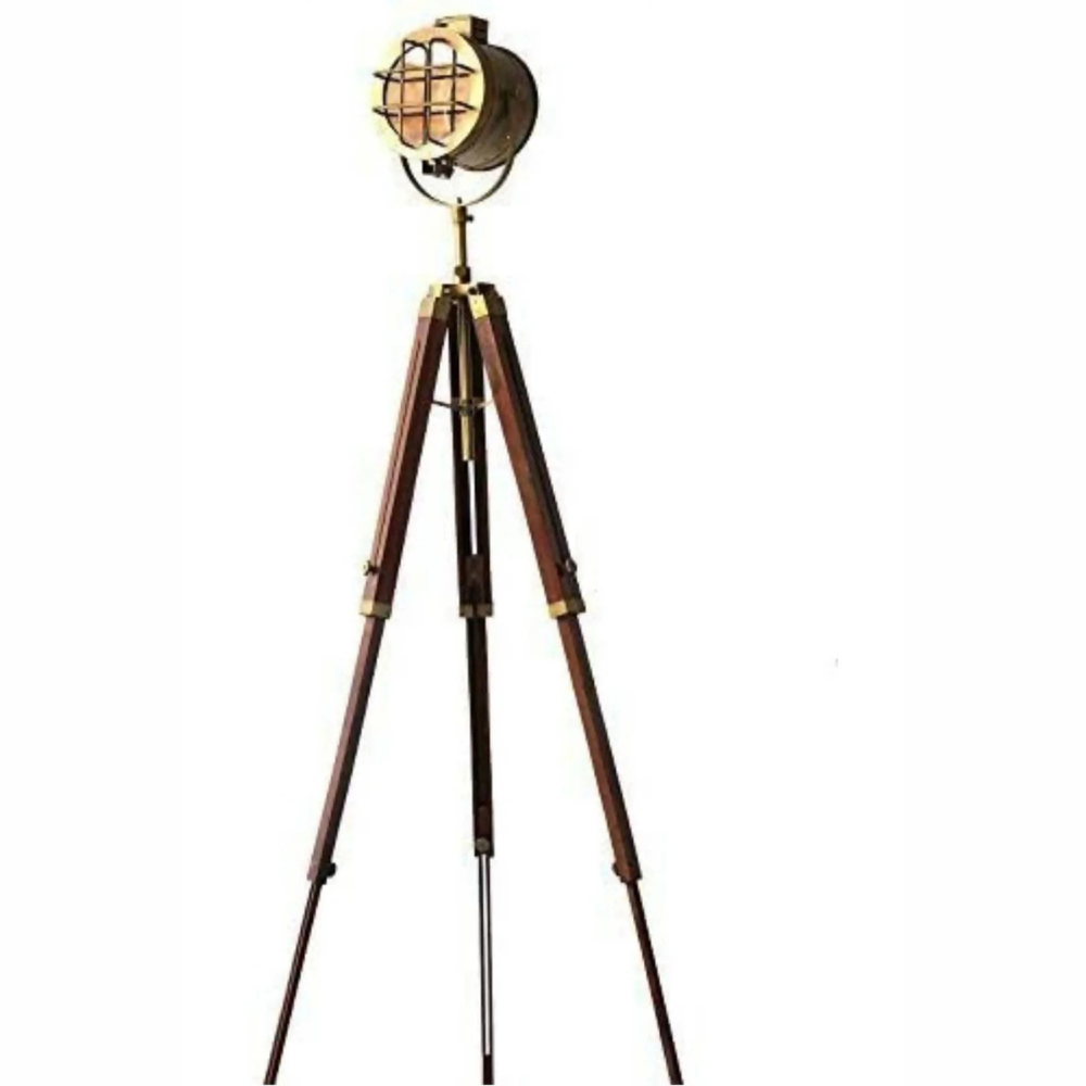 Brass Tripod Lamp Home Decor - WoodenTwist