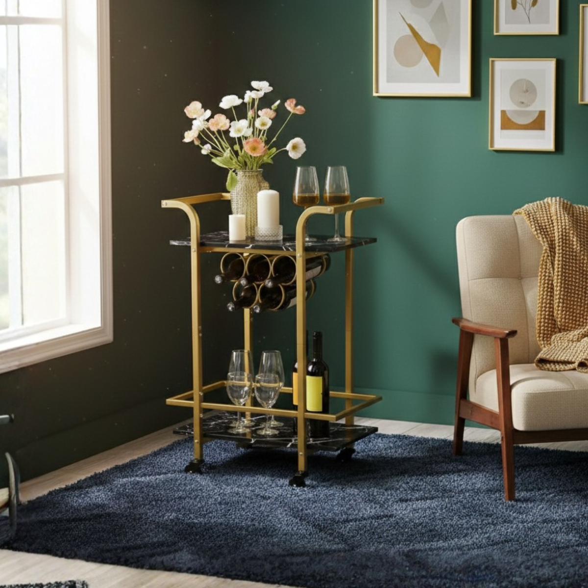 Stylish Serving Cart 