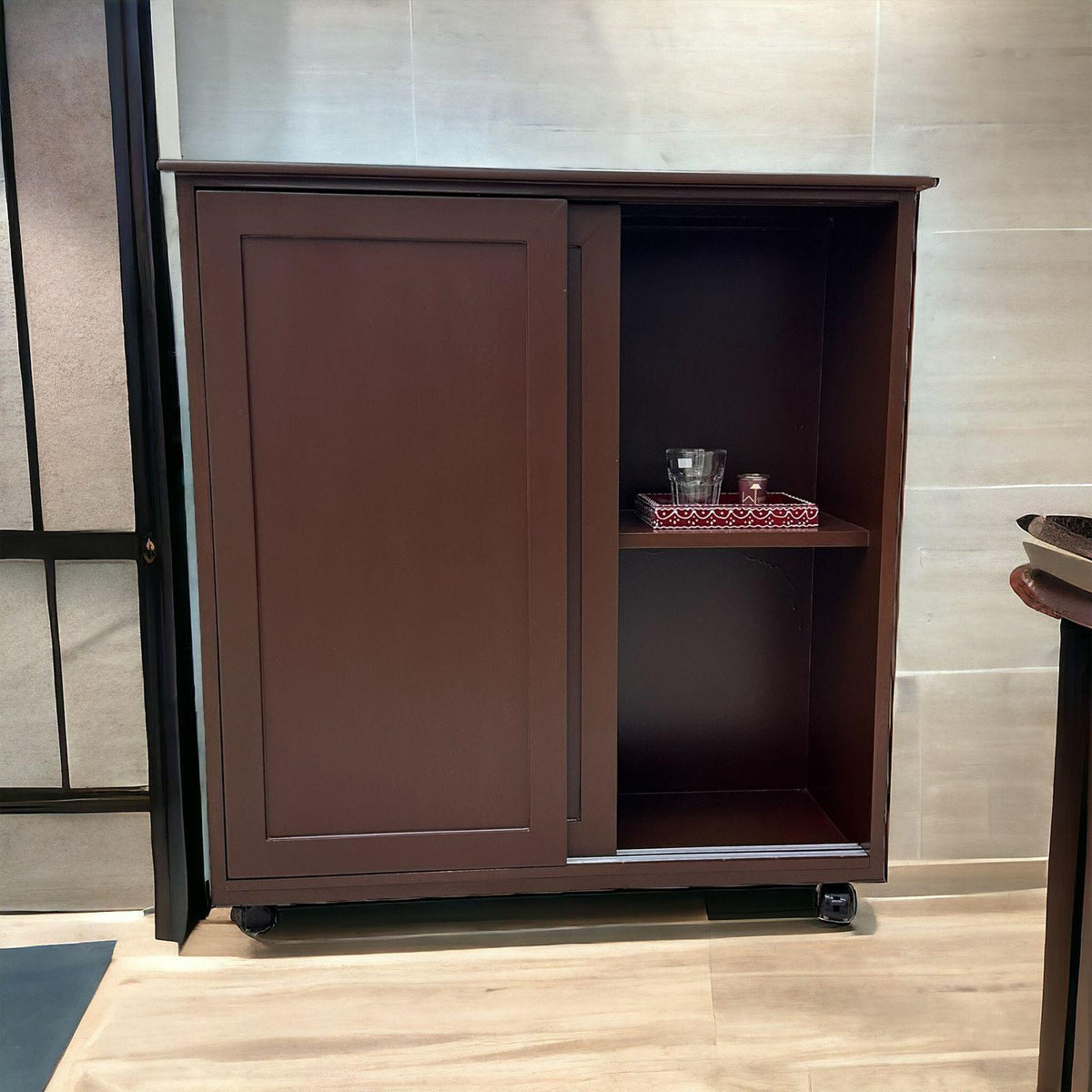 Serving Trolley Crockery Cabinet