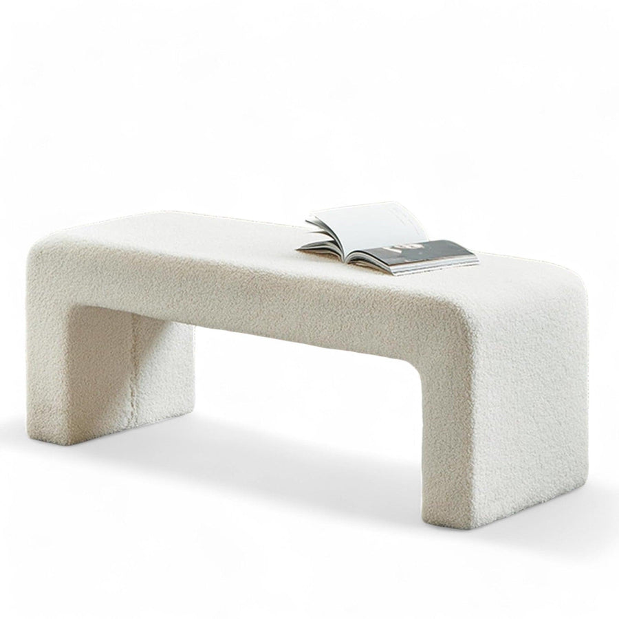 Soft White Boucle