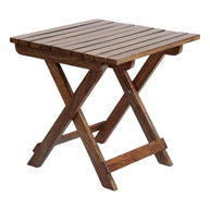 Wooden Twist Modern Contemporary Foldable Mango Wood End Table - WoodenTwist
