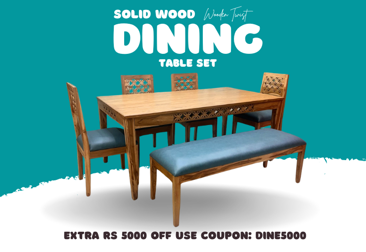 Solid Wood Dining Set