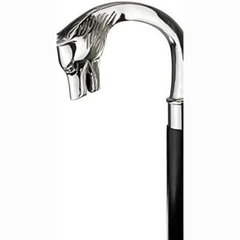 Antique Brass Design Head Handle Vintage Style Wooden Walking Cane Stick