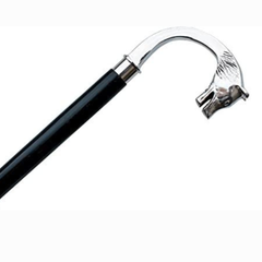 Antique Brass Design Head Handle Vintage Style Wooden Walking Cane Stick