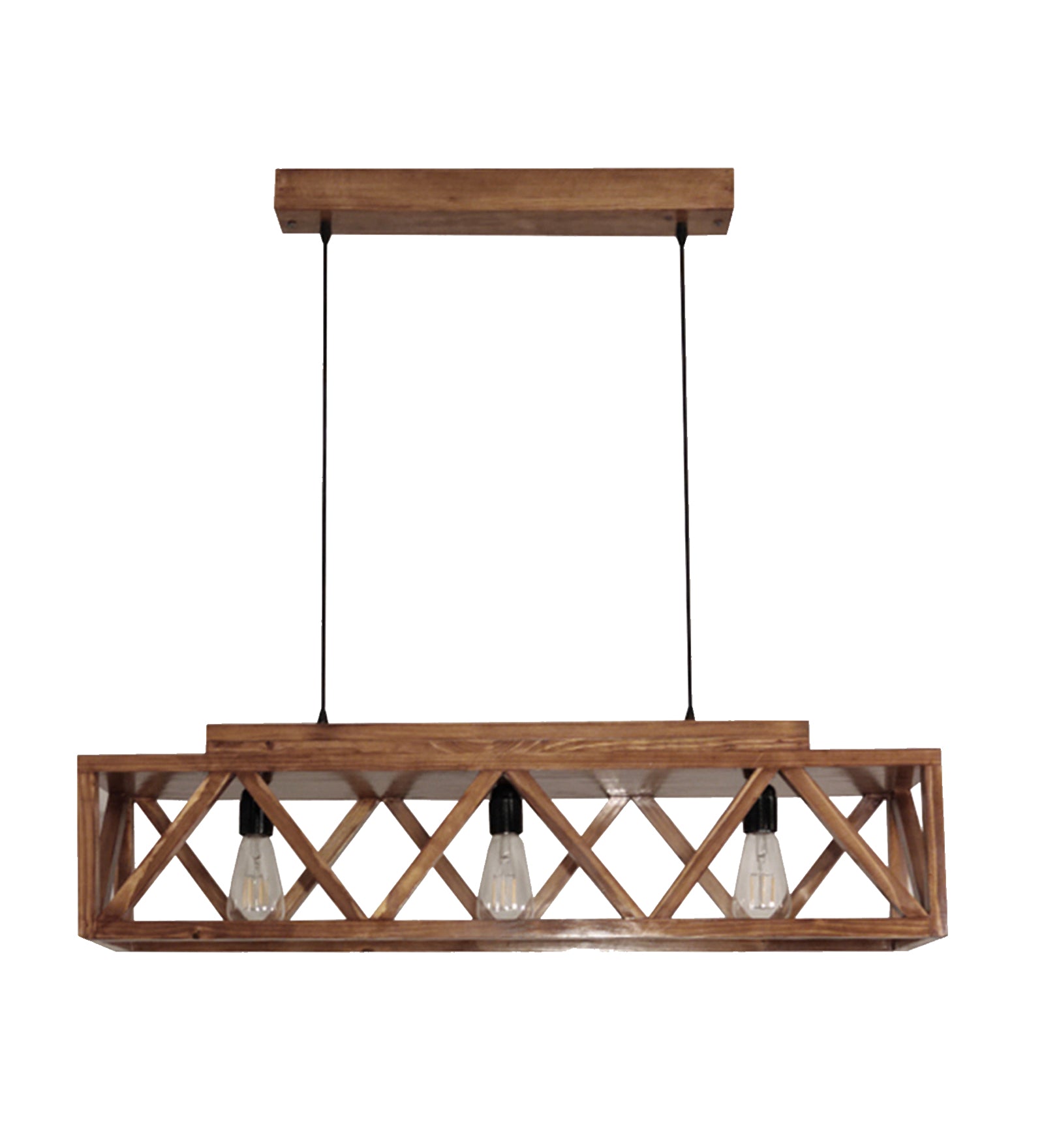 Symmetric Centrum Wooden Series Hanging Lamp