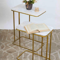 Golden nesting tables