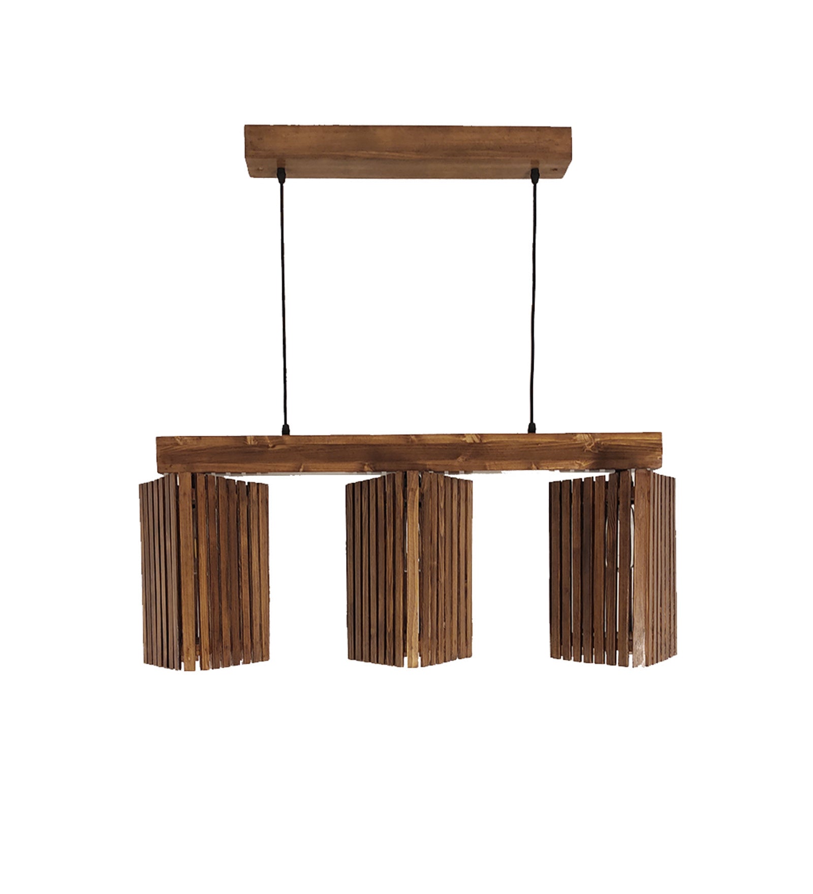 Trikona Brown 3 Series Hanging Lamp