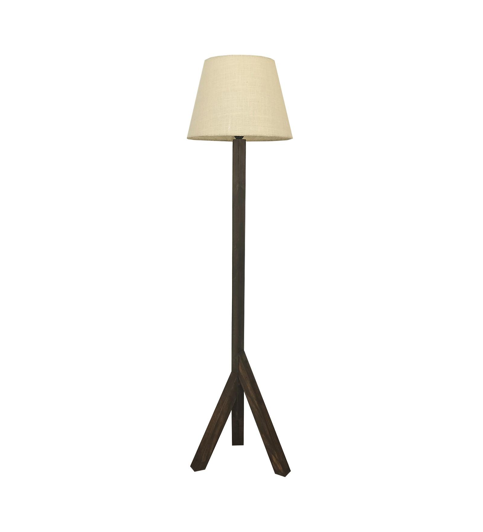 Brown floor lamp