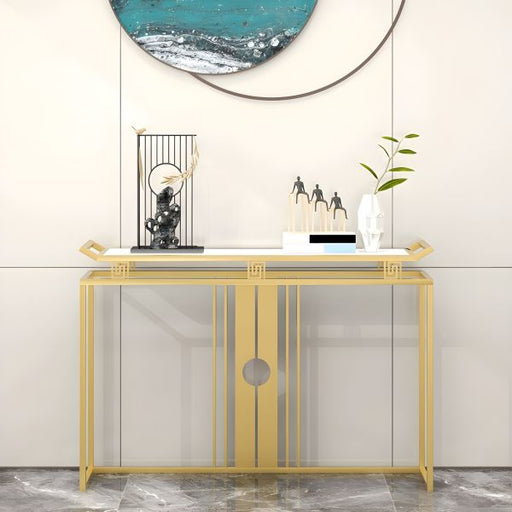 Elegant Rectangle Console Table - Modern Design