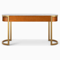 Elegant Oval Design Console Table