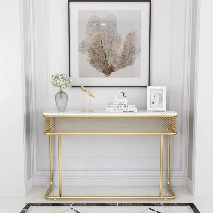 Chic Console Table - Easy-to-Clean Surface