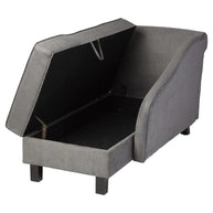 Wooden Twist Spacious Storage Solid Wood Couch Chaise Lounge - WoodenTwist