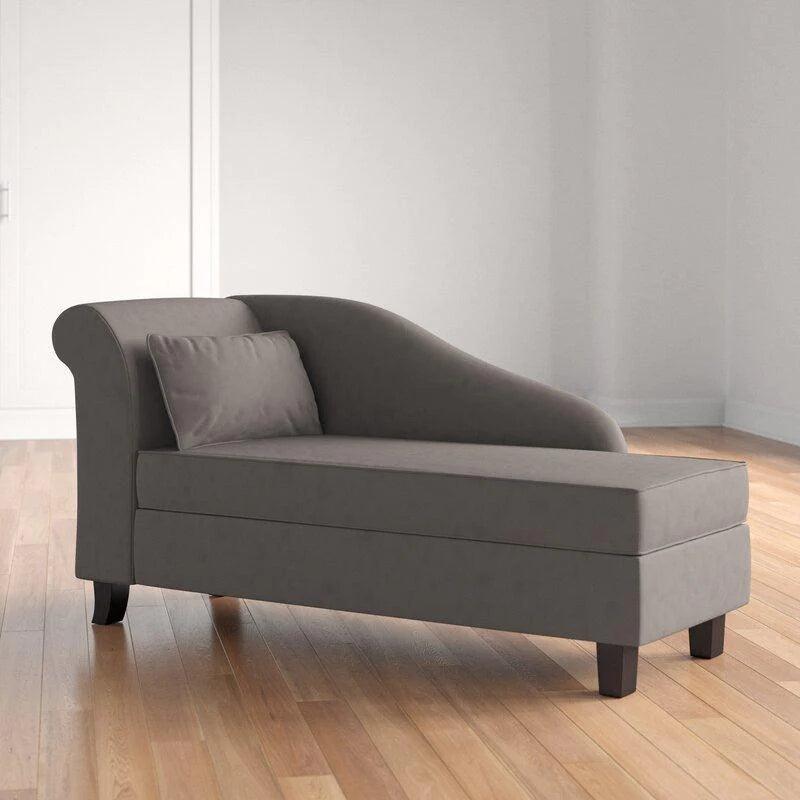 Wooden Twist Spacious Storage Solid Wood Couch Chaise Lounge - WoodenTwist