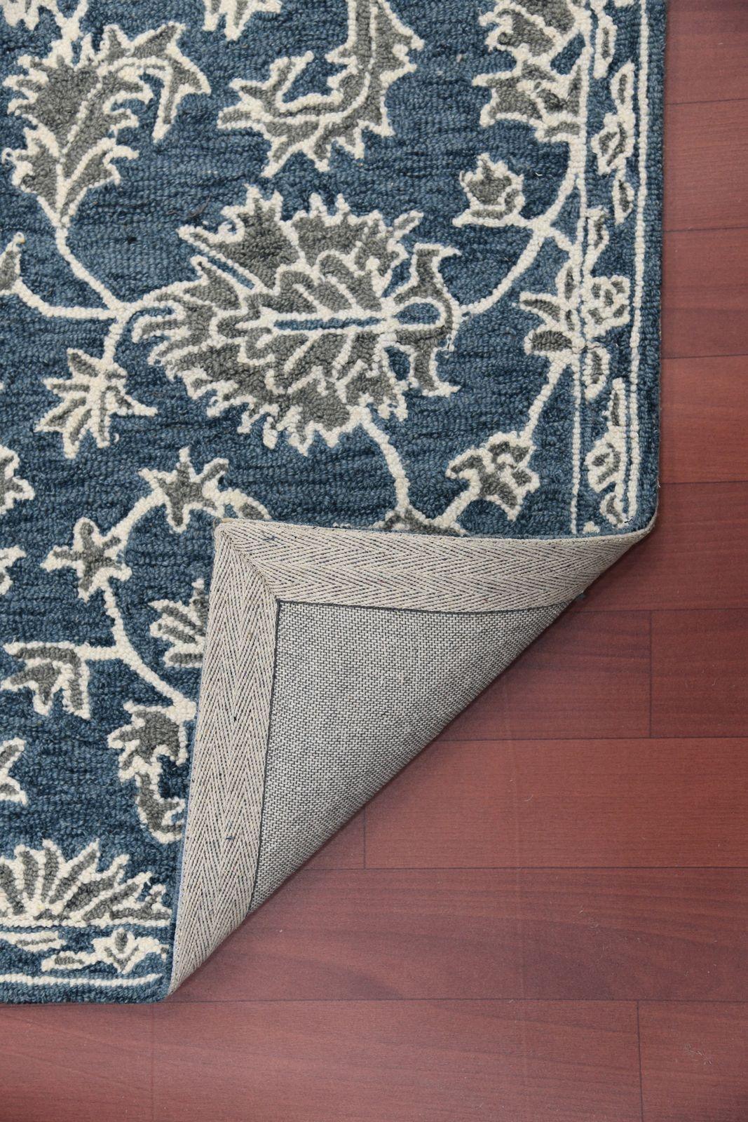 Hand Tufted Romania Navy Color Carpet - WoodenTwist