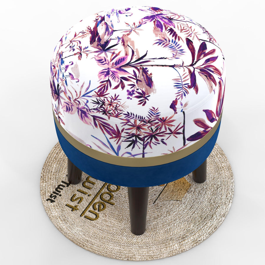 Purple and blue velvet