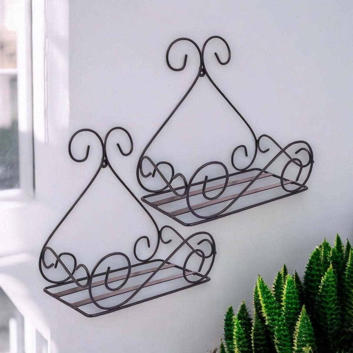 wall hanging plant stand Buy Wooden Twist Wall Hanging Planter Stand Online at woodentwist – WoodenTwist