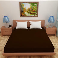 Home Furnishing Waterproof Mattress Protector ( Coffee ) - WoodenTwist