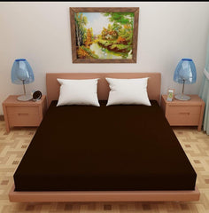 Home Furnishing Waterproof Mattress Protector ( Coffee ) - WoodenTwist