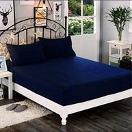 Home Furnishing Waterproof Mattress Protector ( Blue ) - WoodenTwist